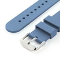 thumbnail image 5 of Archer Watch Straps - Silicone Quick Release Soft Rubber Replacement Watch Bands for Men and Women (Steel Blue, 19mm), 5 of 6