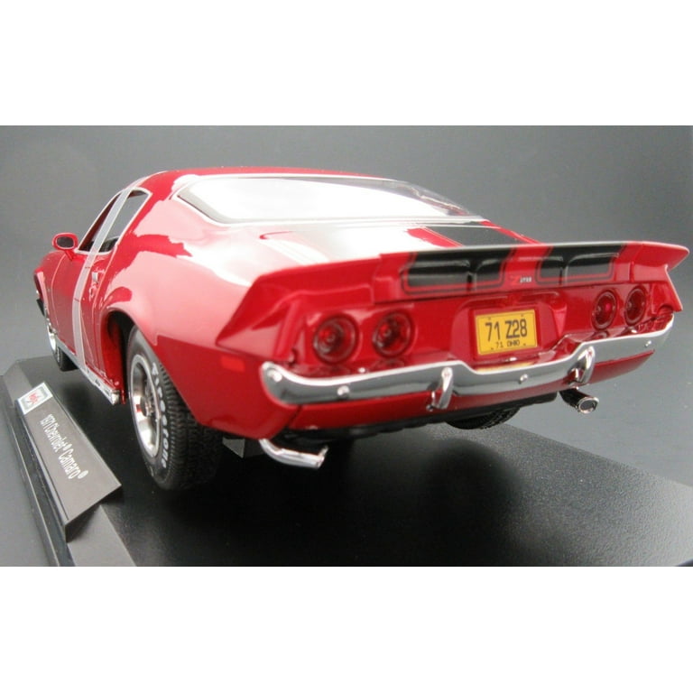 1971 Chevrolet Camaro Red 1:18 Metal Die Cast Maisto - Walmart.com