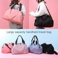 thumbnail image 4 of Sonducket Bolsa de viaje de repuesto de Color sólido, telescópica, de gran capacidad, con asa de elevación de un solo hombro, bolsa para Bolsas de mensajero y de hombro Rosa oscuro, 4 of 6