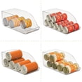 thumbnail image 3 of Papelera organizadora de almacenamiento con diseño en M para latas de refresco altas y delgadas, paquete de 2, 3 of 6