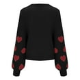 thumbnail image 4 of BJUTIR Womens Pullover Sweaters Women'S Valentine'S Day Cute Love Pattern Knit Sweater Soft And Smooth Beautiful Sweater, 4 of 8
