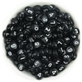 thumbnail image 2 of QIQUWOHUL 100pcs/pack Acrylic Number Loose Beads Flat Round Beads DIY Hand Beads Accessori, 2 of 9
