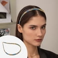 thumbnail image 2 of Hot6sl Liquidación de Ahorros de Verano No Clip Huesos de Oreja Gafas Ácido Acético Aro para La Cabeza Aro para El Cabello para Personas Mayores Patines Femeninos Resistencia Broche para El Cabello, 2 of 6