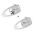 thumbnail image 3 of Vortex Stereo Cover - Silver Shark Fin Stylish Antenna Replace Signal Receiver, 3 of 11