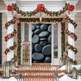 thumbnail image 6 of Smooth Black River Stone Patterned Background Banner Party Decorations Photography Props Event Backdrop Festival Decor Background for Celebrations, 6 of 7