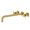 Brushed Brass, variant on Kingston Brass KS6040DX Concord Two-Handle 3-Hole Wall Mount Roman Tub Faucet in Matte Black
