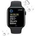 thumbnail image 4 of Open Box Apple Watch SE 2nd Generation (GPS + Cellular) 40mm Midnight Aluminum Case with Midnight Sport Band - S/M - Midnight, 4 of 4