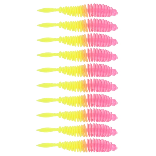 10Pcs Soft Baits Double Colors Needletail Simulation Silicone Fishing Lure Kit for Bass CatfishSZCOLOR:A