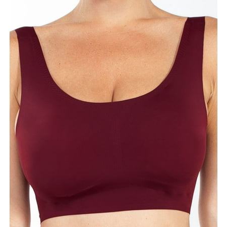 

Women s Rhonda Shear 9594 Invisible Body Leisure Bra (Wine S)