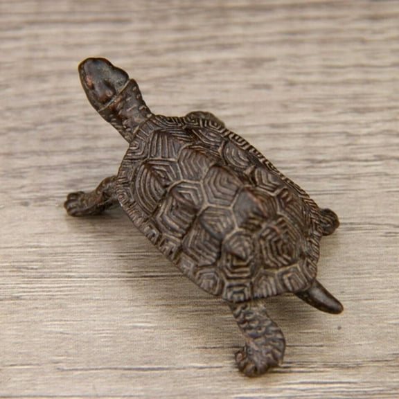 Bronze Handmade Turtle Statue Collection Table Decor