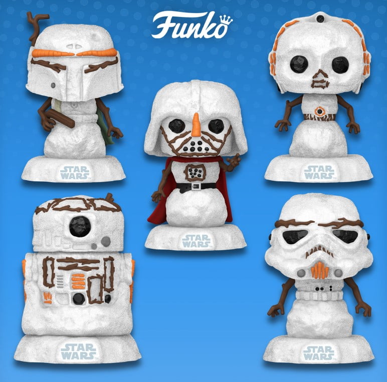 Funko Pop! Star Wars Holiday 5 pack (Boba Fett Snowman/ C3PO Snowman