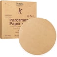thumbnail image 1 of Katbite 200Pcs 10 Inch Parchment Paper Rounds, Unbleached & Non-Stick, Precut Parchment Circles for Cheesecake Spring Pans, Fridge Storage/Freezing Hamburger Patties, 1 of 7