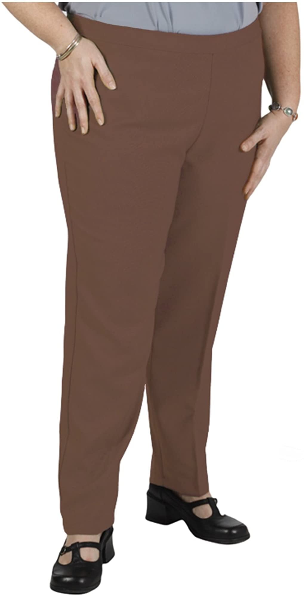 Bend Over Womens Plus Size Elastic Waist PullOn Pants Walmart Canada