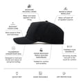 thumbnail image 2 of Gorra de béisbol melin Odysea Stacked Hydro Waterresistant negra, 2 of 8