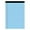 Blue, variant on Yellow Legal Pads Wide Ruled Lined Writing Note Pads for Office Supplies, 8" X 5", White, 30 Lines, 80 Gsm, 1-Pack Of 50 Perforated Sheets