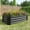 Black, variant on Outdoor Metal Garden Bed,4×2×1 ft Rectangle Raised Planter for Flowers Plants, Vegetables,Fruits,Black