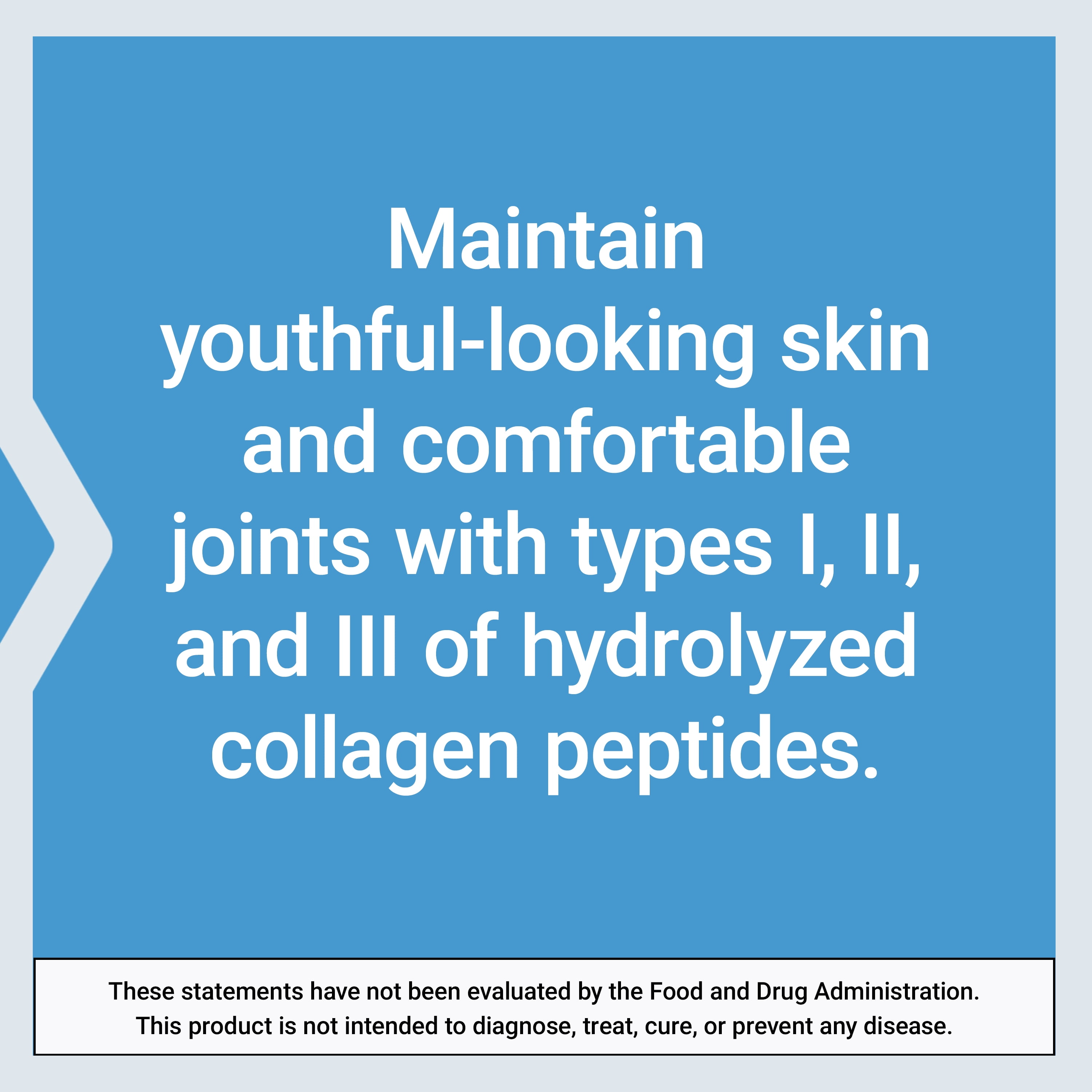 Life Extension Collagen Peptides for Skin & Joints, collagen types I, II & III in an easy-mix powder, gluten free, non-GMO, net weight 343 grams