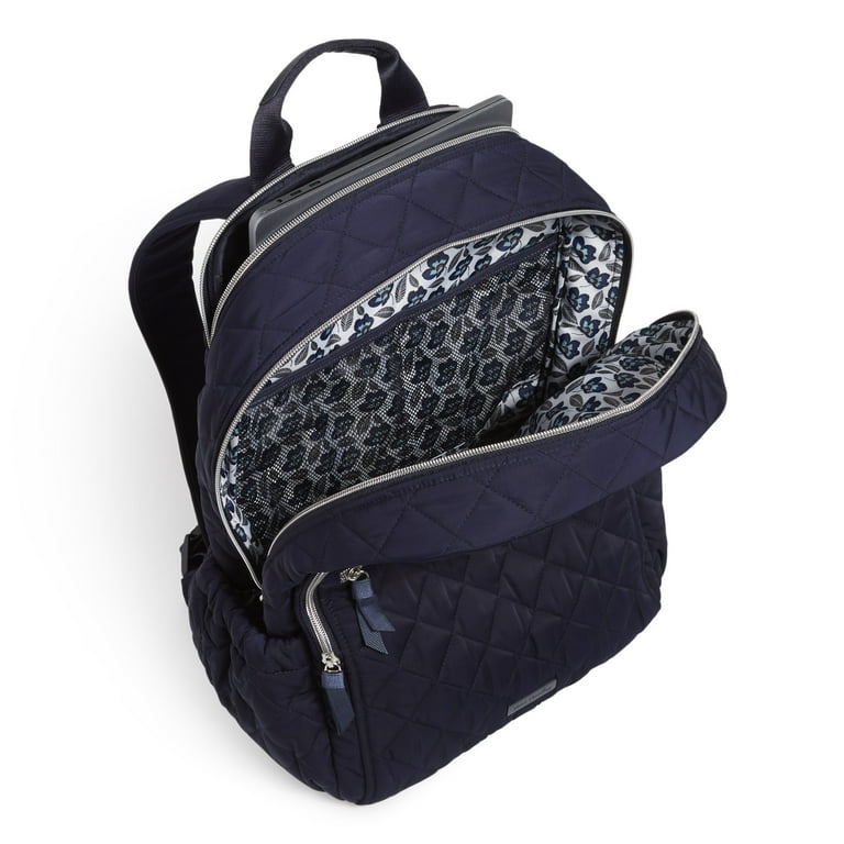 Vera Bradley Campus Backpack in Performance Twill Classic Navy