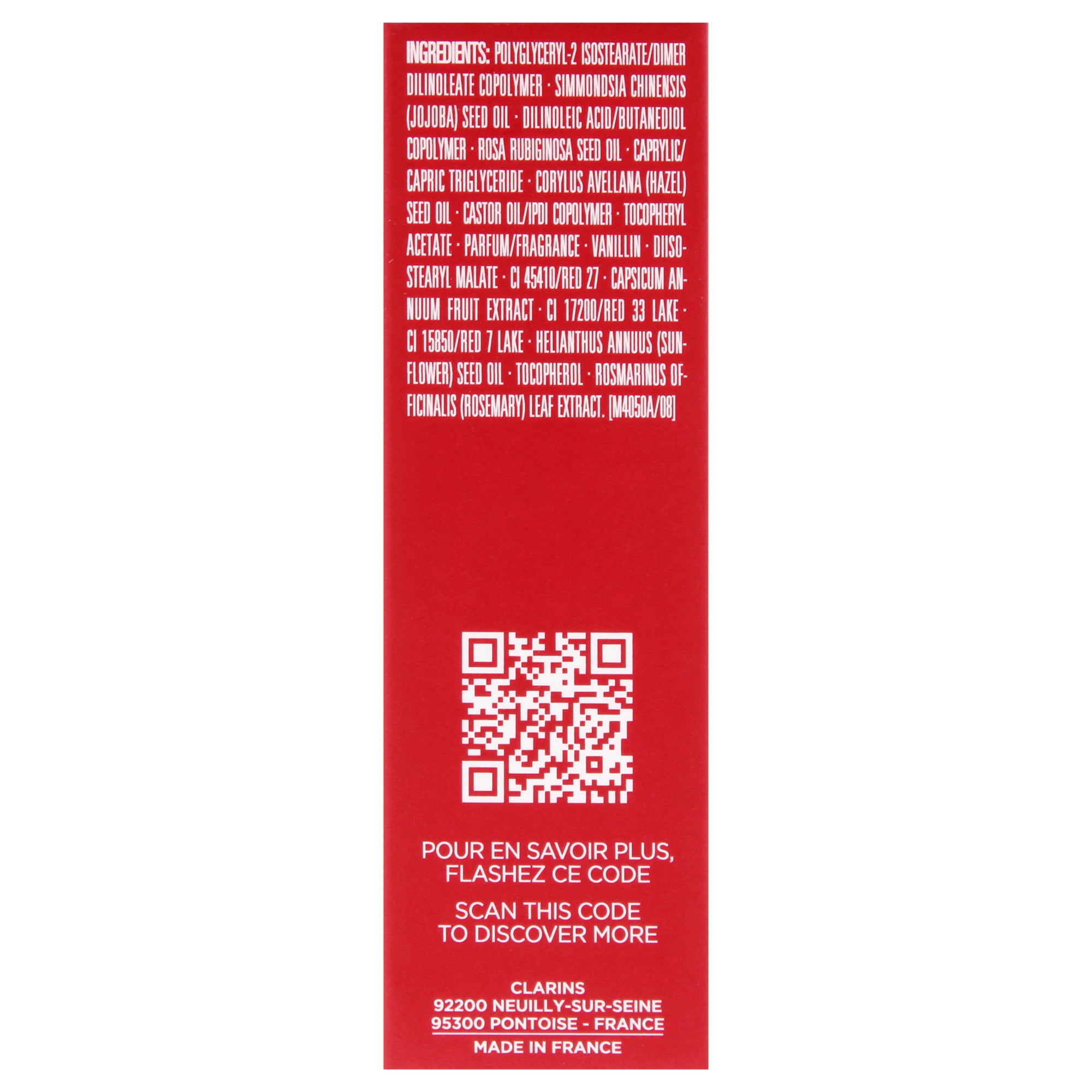 Lip Comfort Oil - 08 Strawberry by Clarins for Women - 0.2 oz Lip Oil