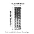 thumbnail image 3 of Bookk Chimney Cover Stainless Steel Scalding Mesh Protector With Easy Fastener For Stove Tent Stove And Camping, 3 of 5