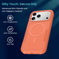 thumbnail image 4 of Entronix Magnetic Rugged Case for iPhone 17 Pro Max, Anti-Slip Shockproof Durable Cover, Orange, 4 of 5