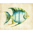 thumbnail image 3 of Zarris, Chariklia 24x20 Black Modern Framed Museum Art Print Titled - Aquarium Fish I, 3 of 5