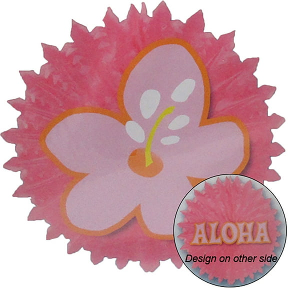 Hawaiian Luau Hibiscus Hanging Decoration (1ct)
