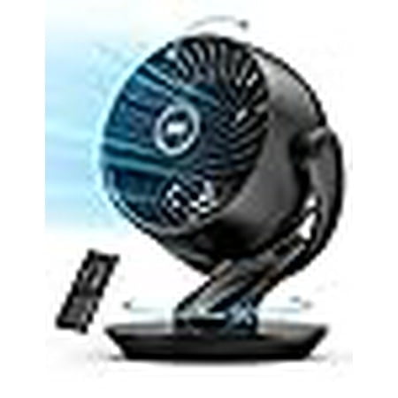 Dreo Table Fans for Home Bedroom, 9 Inch Quiet Oscillating Floor Fan with Remote, Air Circulator Fan for Whole Room, 70ft Powerful Airflow, 120? Adjustable Tilt, 4 Speeds, 8H Timer