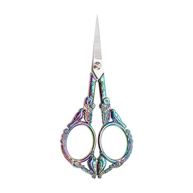 Tijeras de manicura profesionales de precisión vintage de acero inoxidable para cutículas Beauty Groomingcolor