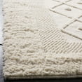 thumbnail image 3 of SAFAVIEH Kenya Ulysses Solid Geometric Area Rug, Ivory, 6' x 9', 3 of 7