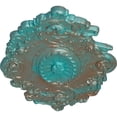 thumbnail image 3 of 30 1/2"W x 20"H x 1 1/2"P Strasbourg Ceiling Medallion, Hand-Painted Copper Green Patina, 3 of 4