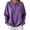 Purple, variant on Women Sweatshirt Solid Color Leisure Sports Tops Autumn Winter Crewneck Tops With Button Long Sleeve Sweater Casual Shirts