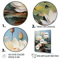 thumbnail image 3 of Designart "Dreamy Lotus Amidst Lily Pads I" Lotus Floater Framed Canvas Prints, 3 of 5