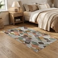 thumbnail image 2 of ODIKA 5'x7' Earthy Multicolor Abstract Botanical Leaf Washable Area Rug Contemporary Foliage Motif Easy Care, Non-Shedding, Pet Friendly, for Small Living Room, Bedroom, 2 of 7