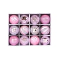 thumbnail image 1 of Decoración festiva de regalo de Navidad Cateissary adornos de bolas paquete variado caja de bolas galvanizada pintada para colgar, 1 of 1