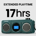 thumbnail image 4 of Avantree Boombyte - Portable Digital FM Radio & Bluetooth Speaker with Superb Stereo Sound, Metal Finish, Long Rechargeable Playtime, 4 of 8