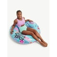thumbnail image 2 of Justice 39" Inflatable Tube Pool Float, Aloha Teal Color, Ages 6+, 2 of 4