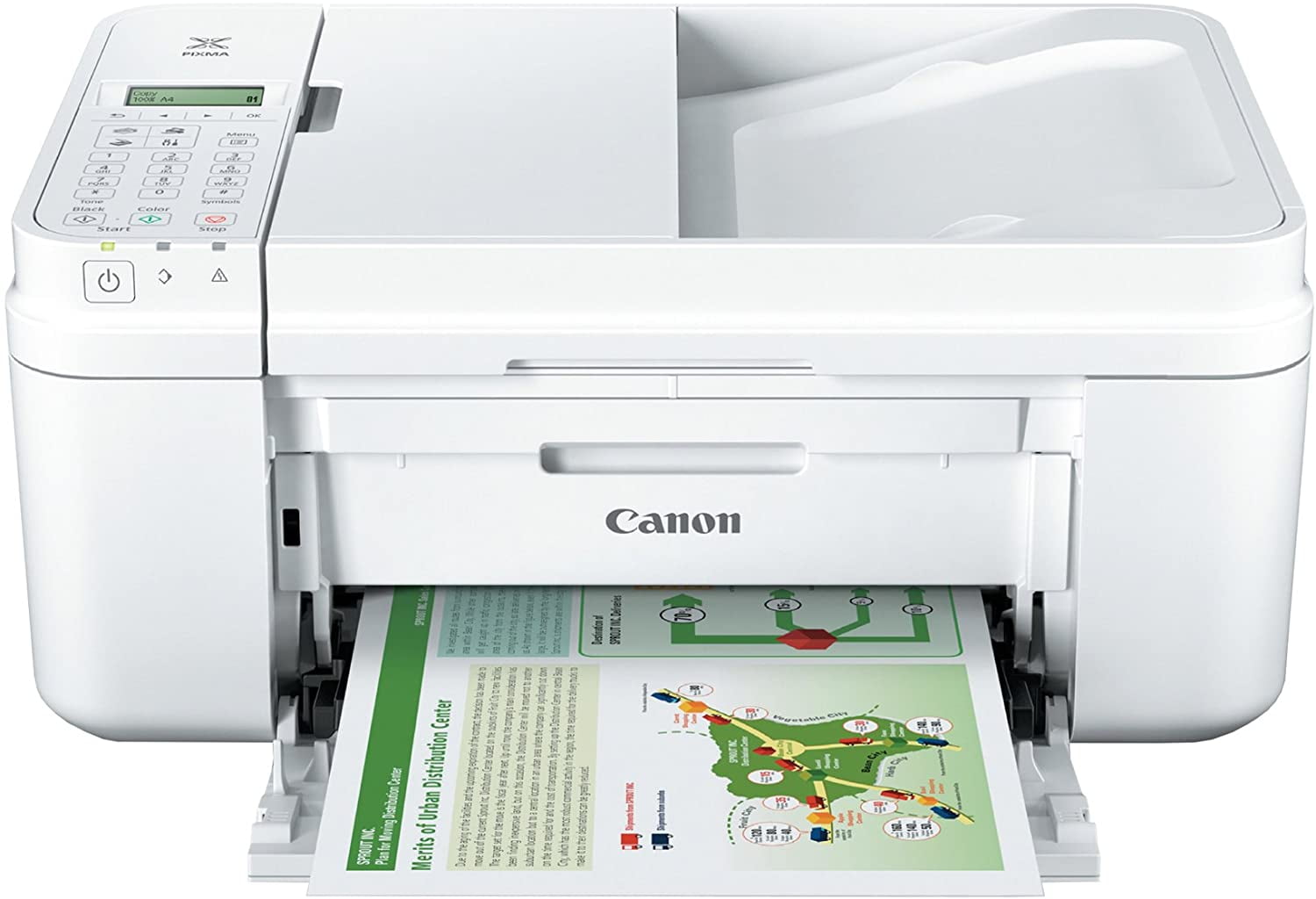 Canon MX492 White Wireless All-IN-One Small Printer with Mobile or Tablet Printing, and Google Cloud Print Compatible - Walmart.com