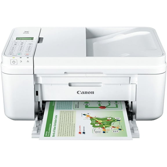 Canon PIXMA MX492 Wireless All-In-One Small Printer, Copy , Scan, Fax, with Mobile or Tablet Printing, AirPrint and Google Cloud Print Compatible, White