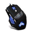 thumbnail image 2 of Seitruly Ratón óptico USB con cable de 5500 DPI, ratón LED Blight para juegos, ratón profesional de 7 botones para Gamer, PC, ordenador portátil Computadoras y accesorios  7D, 2 of 8