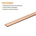 thumbnail image 3 of Uxcell 1Pack Copper Flat Bar, 5/64" Thickness x 3/8" Width x 10" Length Copper Bar Stock, 3 of 6