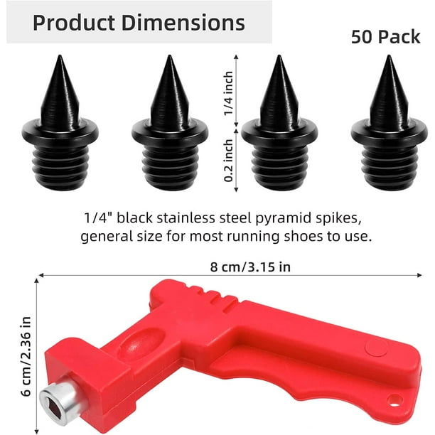 Plastic spikes for hot sale track shoes