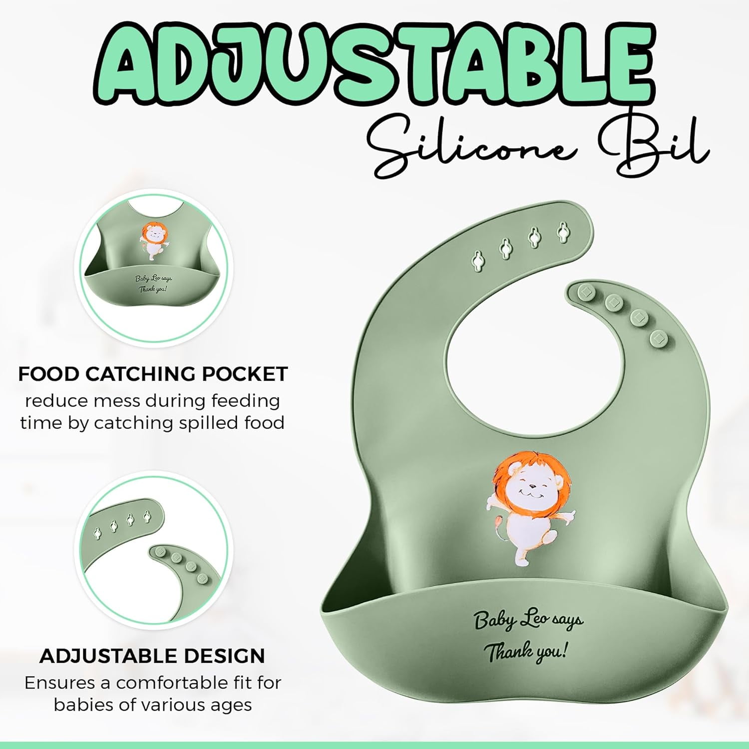 Baby Feeding Set 12 Piece Led Weaning Supplies Suction Bowl and Plate, Divided Plate, Spoon, Fork, Cup, Adjustable Bib Baby Self Feeding Utensils