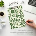thumbnail image 3 of FORMRS Acrylic Clipboard with Low Profile Clip Standard A4 Letter Size, 12.5" x 9", Green Floral, 3 of 8