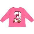 thumbnail image 3 of Inktastic Baseball Third Birthday Three Years Old Boys or Girls Long Sleeve Toddler T-Shirt, 3 of 5