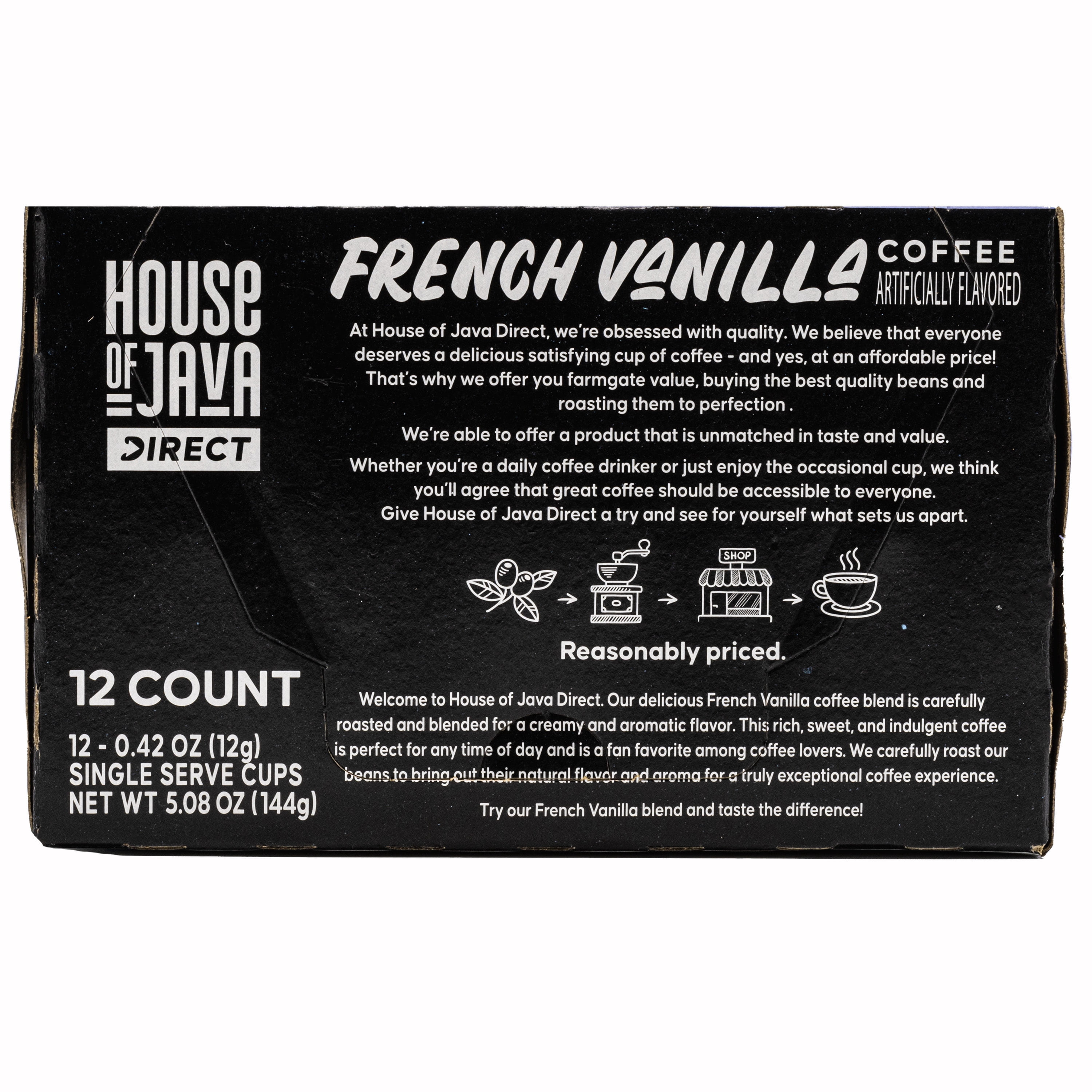 House of Java French Vanilla 12ct Pods