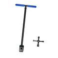 thumbnail image 4 of Llave de llave del medidor de agua, llave de utilidad multifuncional de 4 formas, herramienta de plomería para gabinete de caja de medidor de agua, 4 of 8