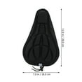 thumbnail image 3 of 2Pcs Comfortable Saddle Covers Professional Cushion Covers Replaceable Padded Covers, 3 of 4