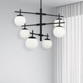 thumbnail image 6 of Dainolite - Caelia - 6 Light 3-Tier Chandelier In Contemporary Style-22.25, 6 of 7