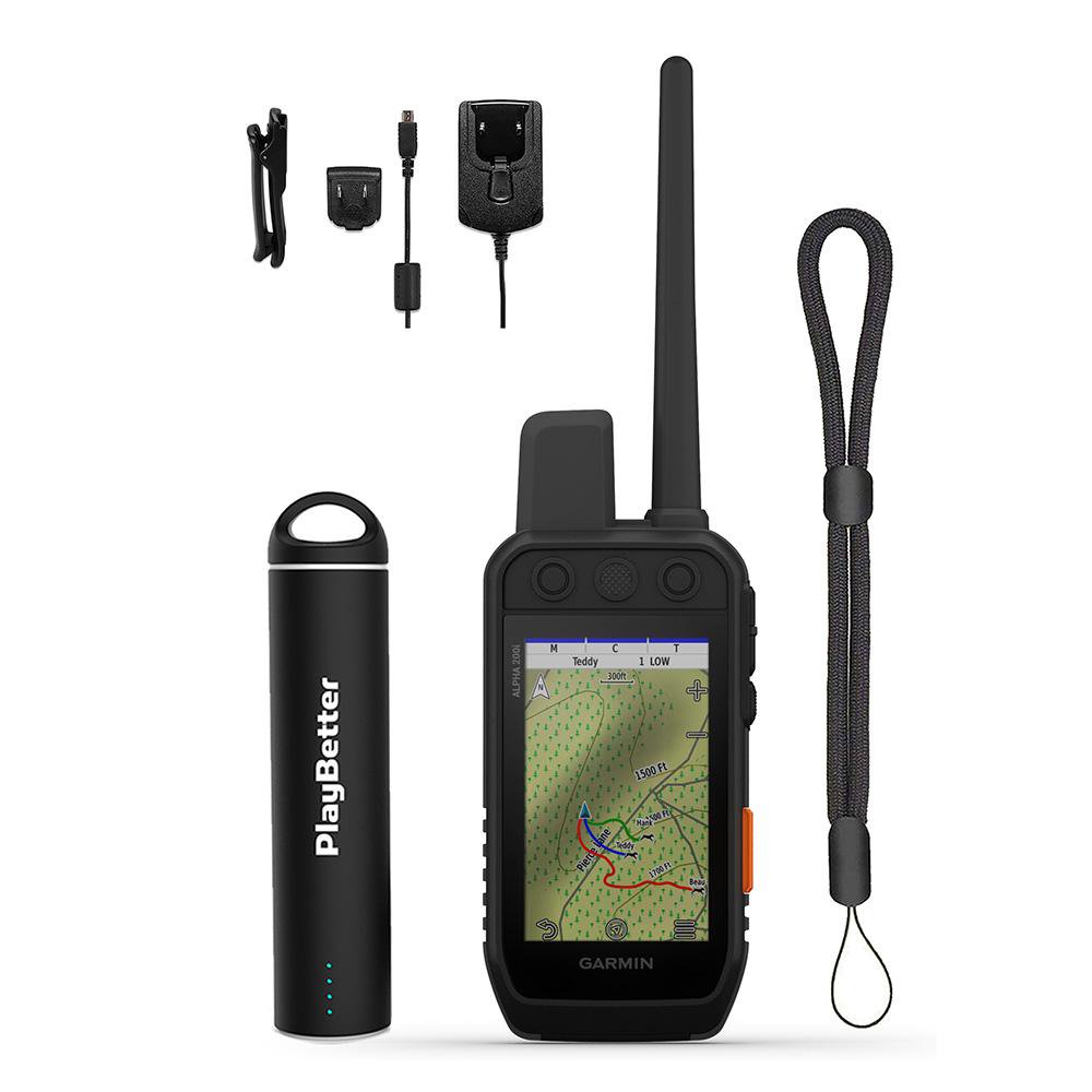 Garmin Alpha 200i (Handheld Only) GPS Dog Tracker HuntBetter Bundle